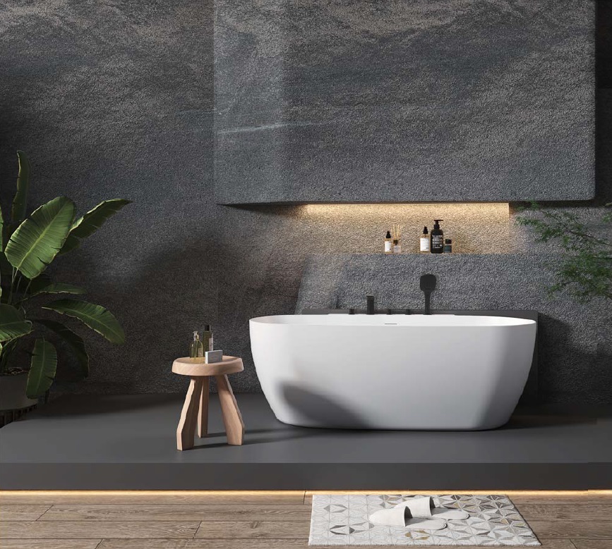 Дополнительное фото №5 Ванна акриловая отдельностоящая CHIEZZA Rivaly 1750*830*600
