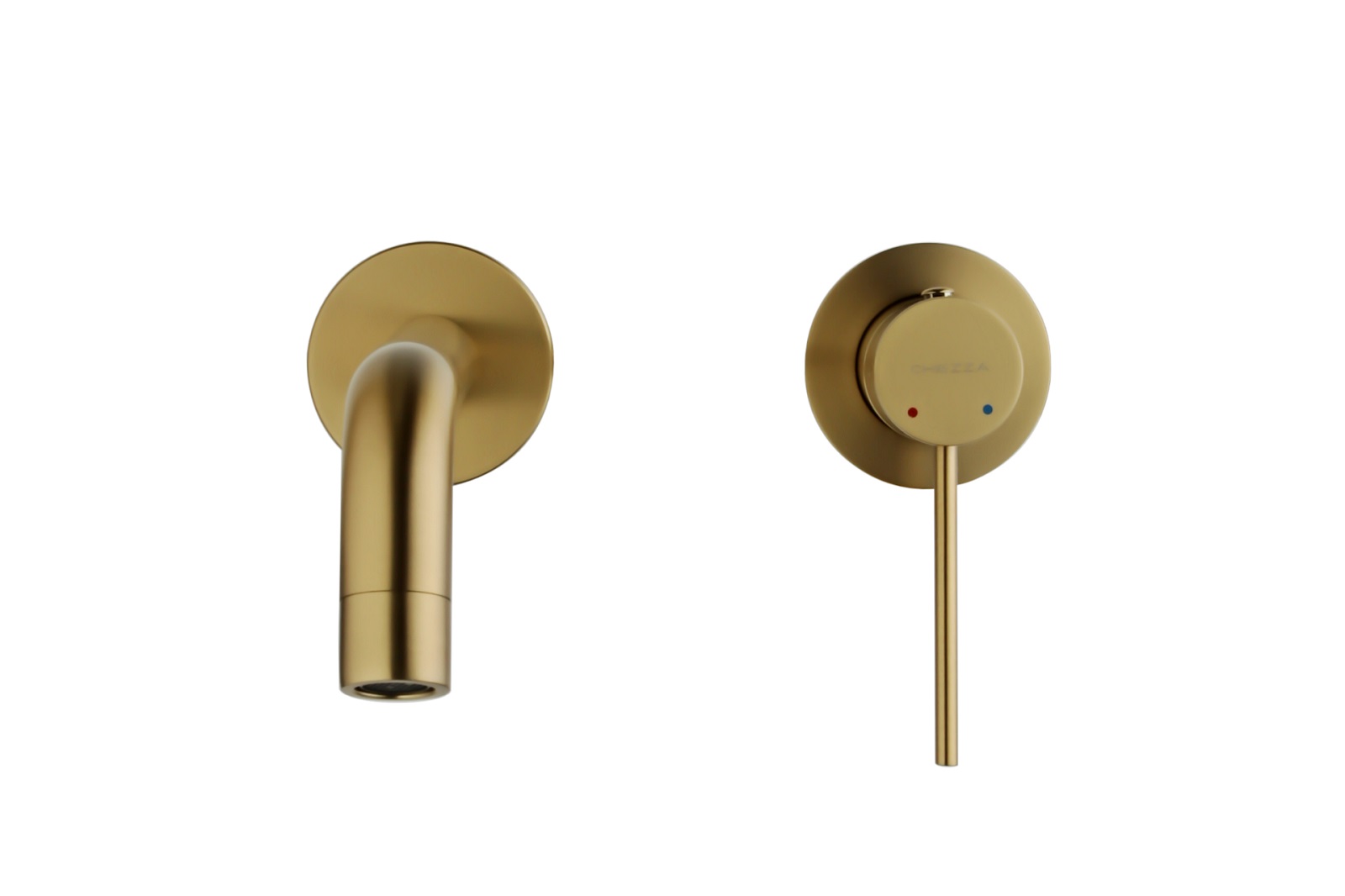 Дополнительное фото №2 Встраиваемый смеситель для раковины CHIEZZA Eliavita brushed gold 