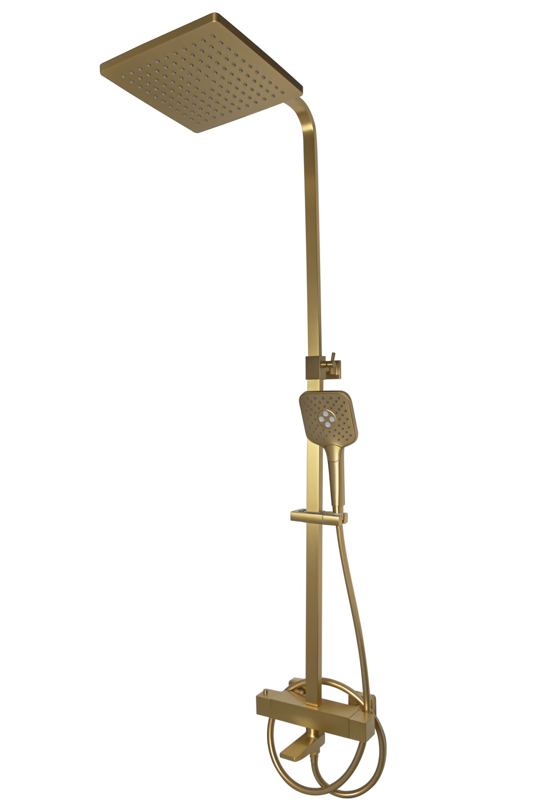 Дополнительное фото №2 Душевая система CHIEZZA Bonivera brushed gold с термостатом