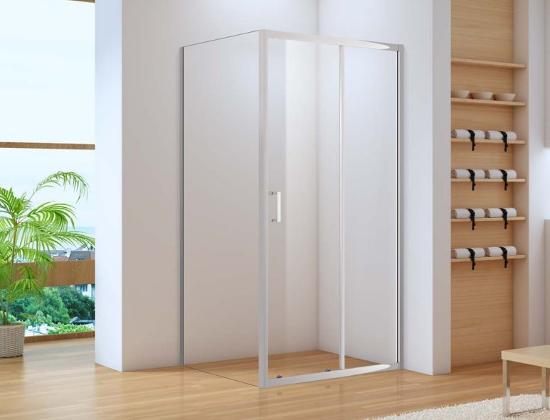 Фото Душевой уголок CHIEZZA Atalora 1200*900*1850, прозрачное стекло, профиль хром