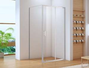 Душевой уголок CHIEZZA Atalora 1200*900*1850, прозрачное стекло, профиль хром