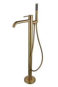 Смеситель для ванны напольный CHIEZZA Eliavita brushed gold 