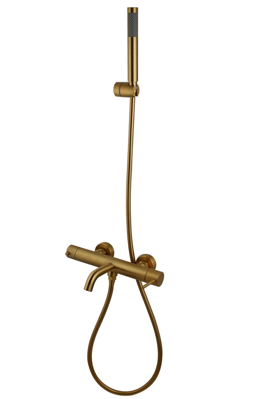 Фото Смеситель для ванны однорычажный CHIEZZA Eliavita brushed gold