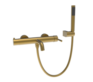 Смеситель для ванны однорычажный CHIEZZA Eliavita brushed gold