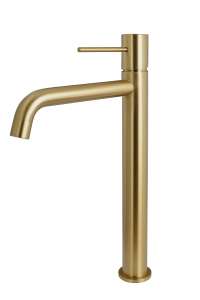 Смеситель для раковины высокий однорычажный CHIEZZA Eliavita brushed gold 