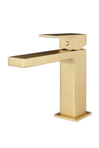 Смеситель для раковины однорычажный CHIEZZA Bonivera brushed gold