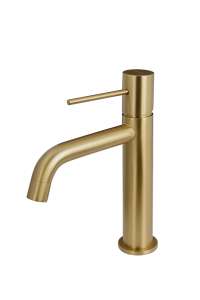 Смеситель для раковины однорычажный CHIEZZA Eliavita brushed gold