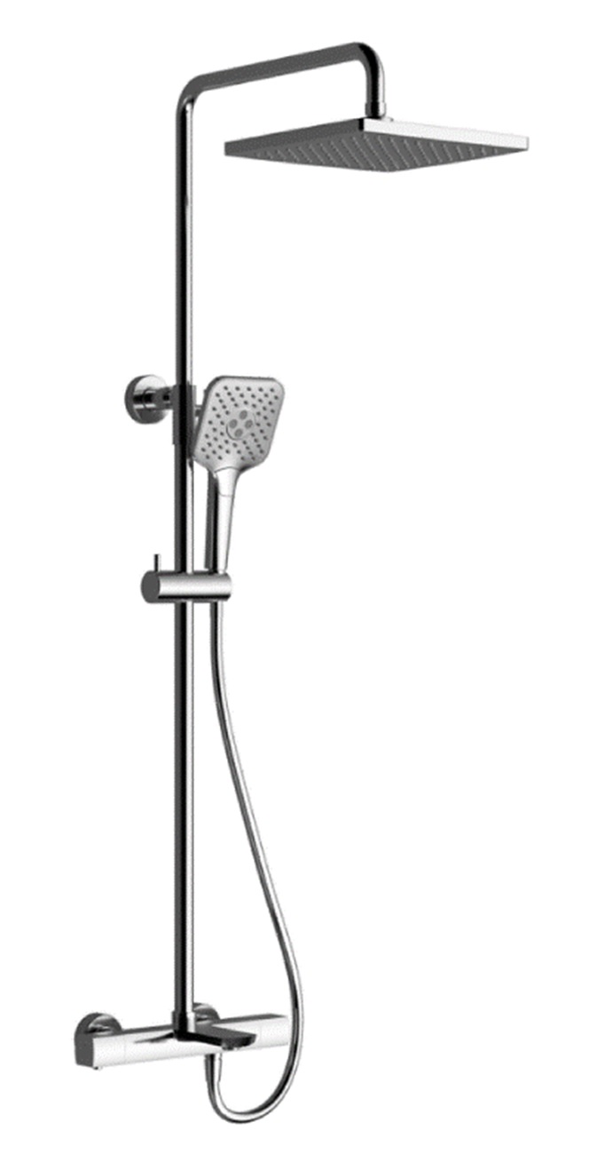Фото Душевая система Chiezza Bonivera, хром 