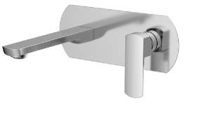 Настенный смеситель для раковины CHIEZZA Ribago, хром