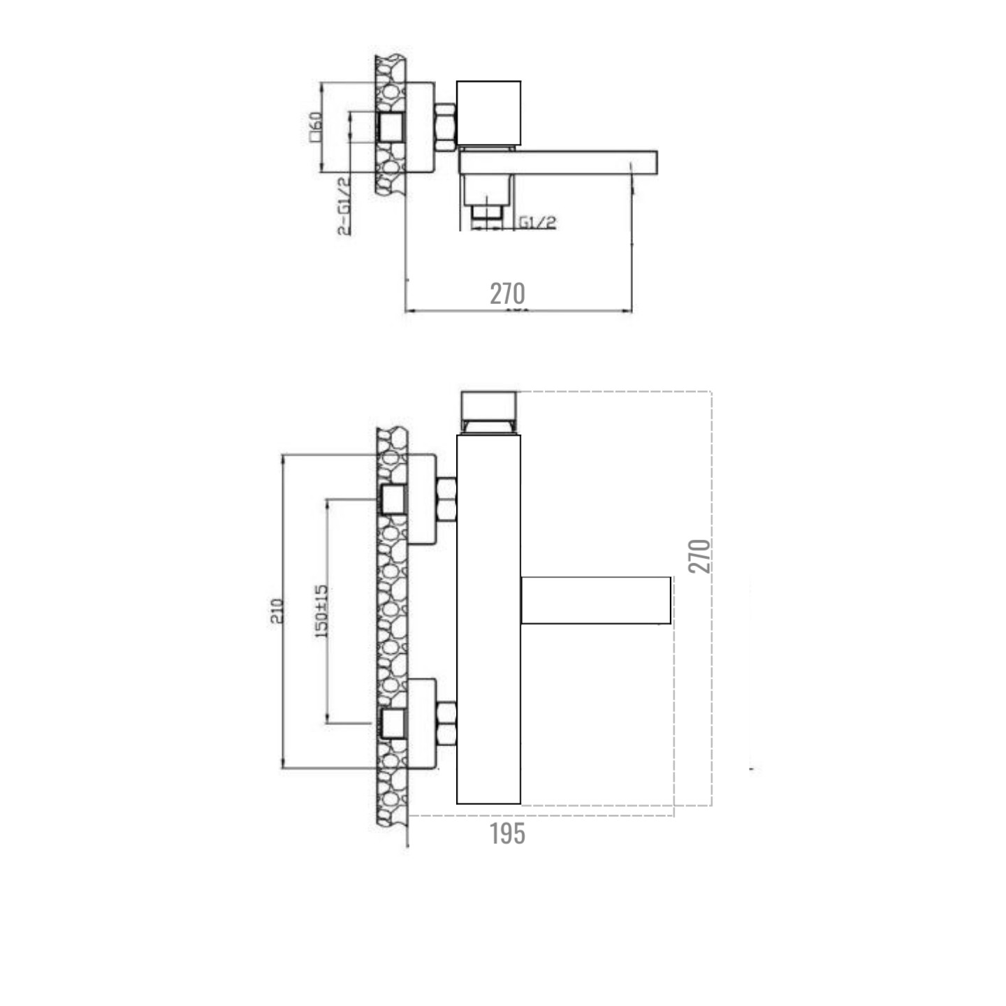 Дополнительное фото №1 Однорычажный смеситель для ванны CHIEZZA Bonivera, матовое золото