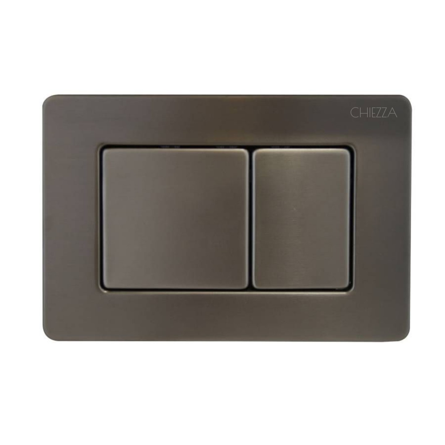 Фото Клавиша смыва графитово-серая матовая, сталь CHIEZZA CH003CATA 164*241*12мм