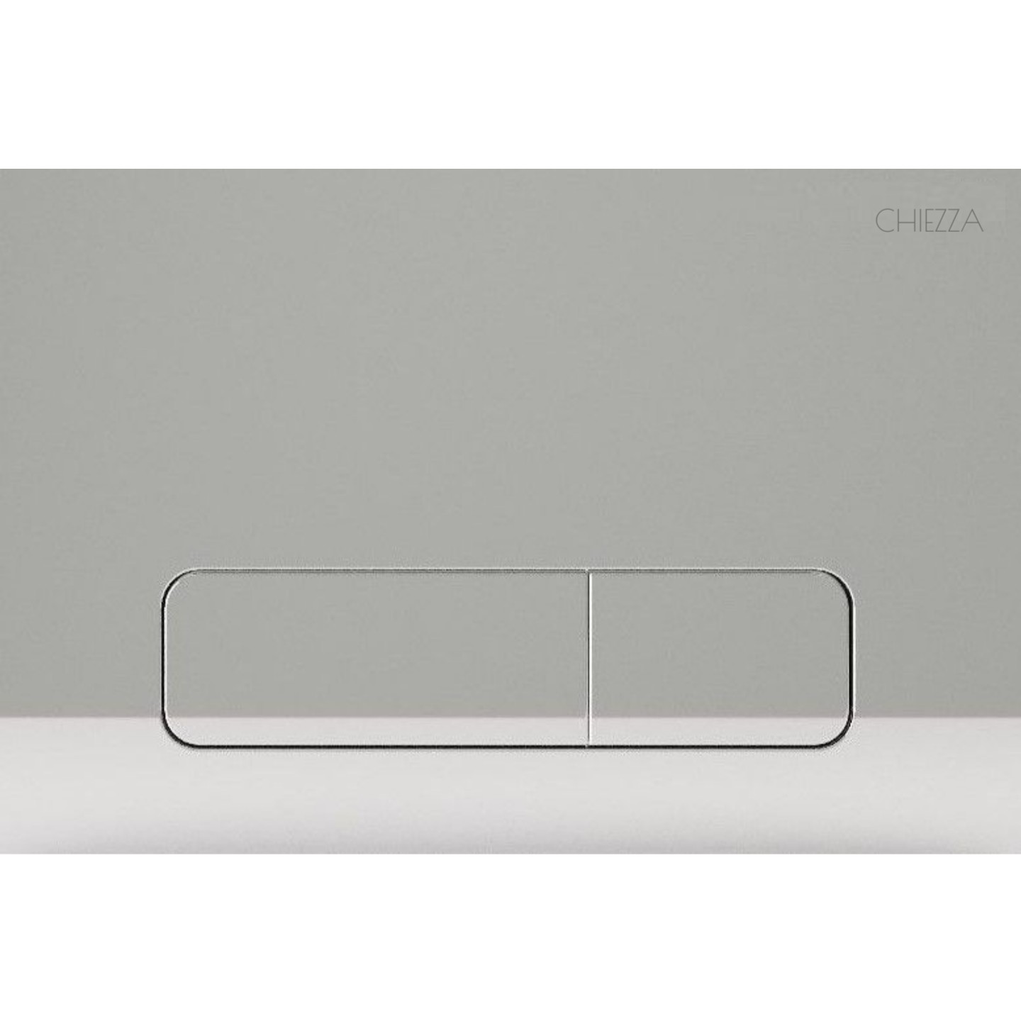 Фото Клавиша смыва хром, пластик CHIEZZA CH002BATA 165*245*12.6мм