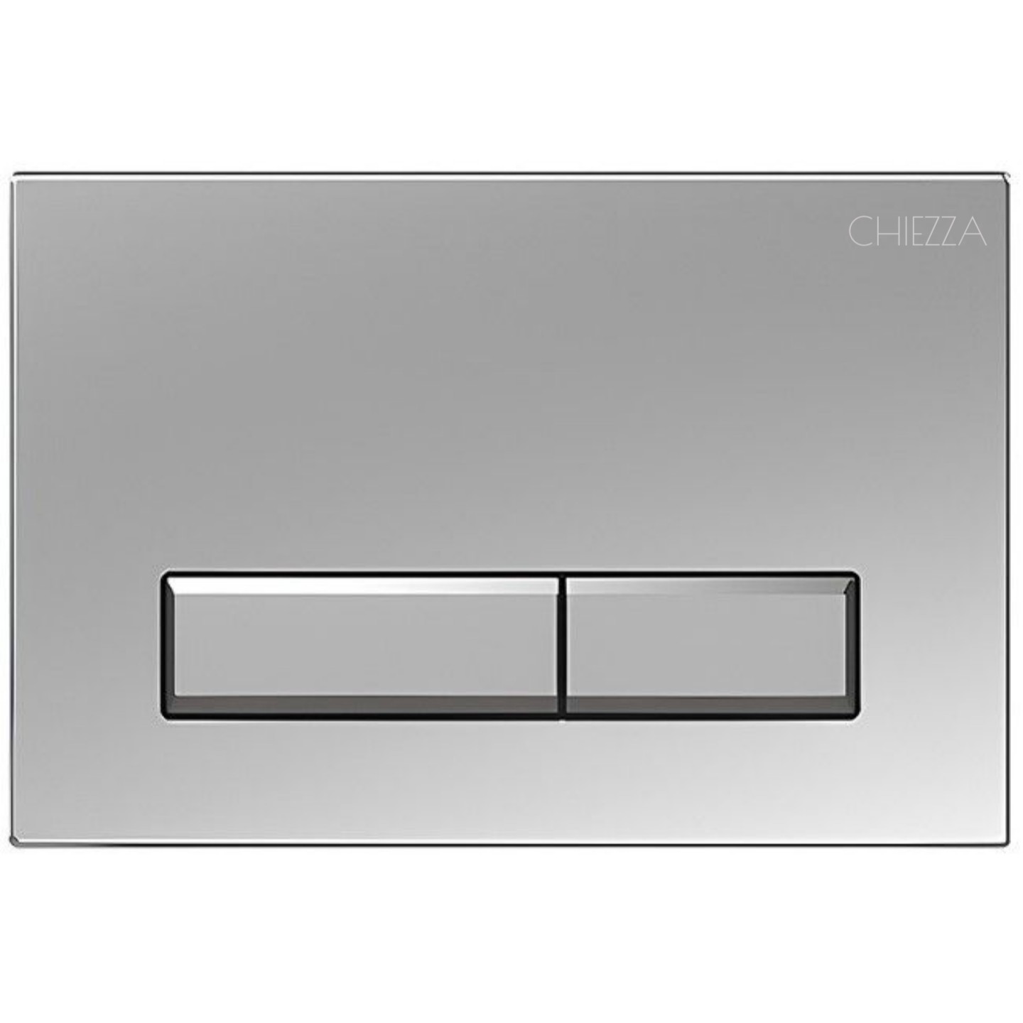 Фото Клавиша смыва хром, пластик CHIEZZA CH009BATA 165*245*9.5мм