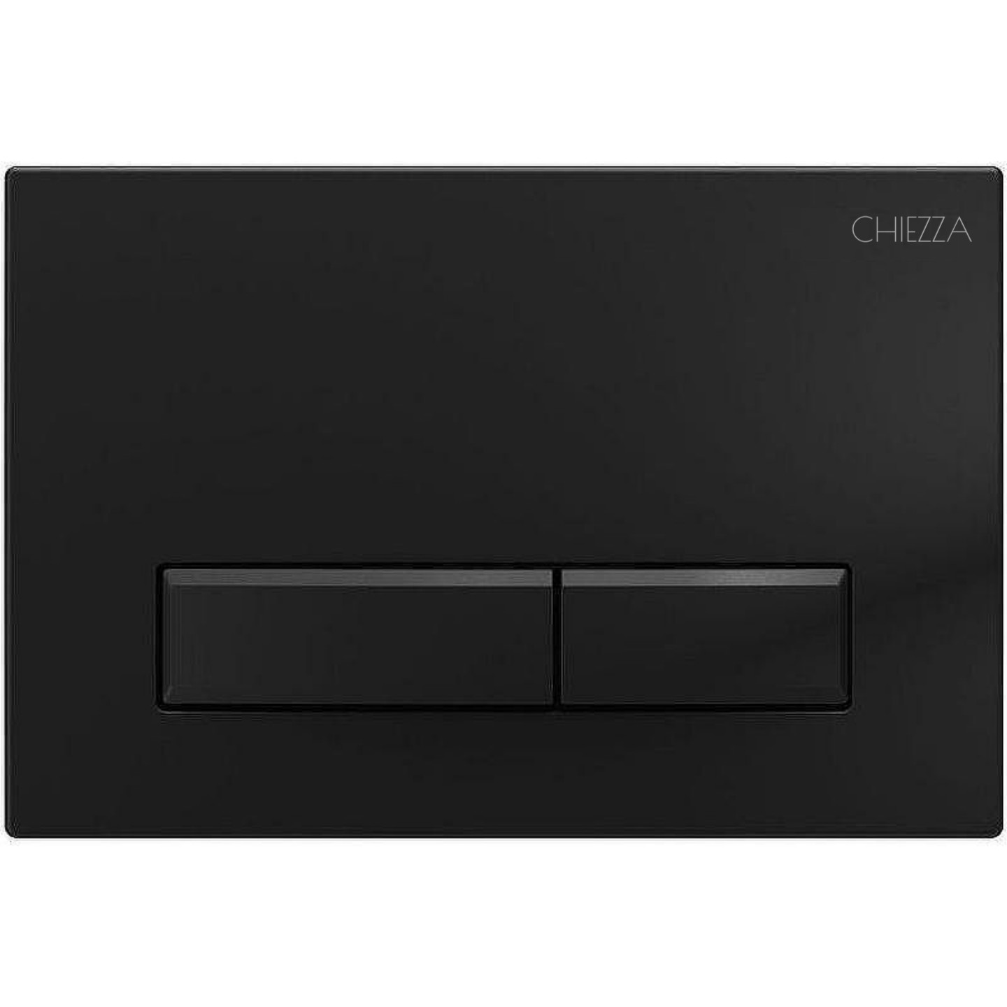 Фото Клавиша смыва черная матовая, пластик CHIEZZA CH009DATA 165*245*9.5мм