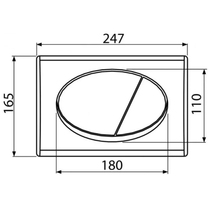 Дополнительное фото №2 Комплект Chiezza 3 в 1 Инсталляция с клавишей глянцевый хром и унитазом Teramo